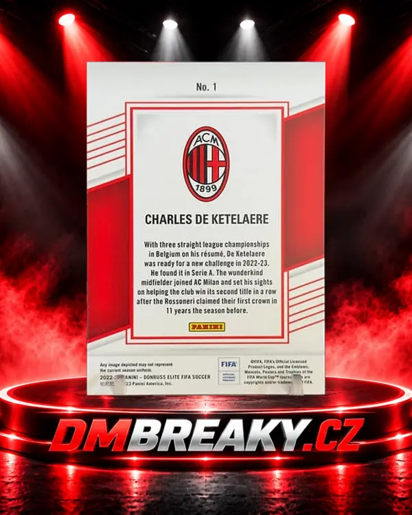 22/23 Panini donruss elite fifa - Charles De Ketelaere