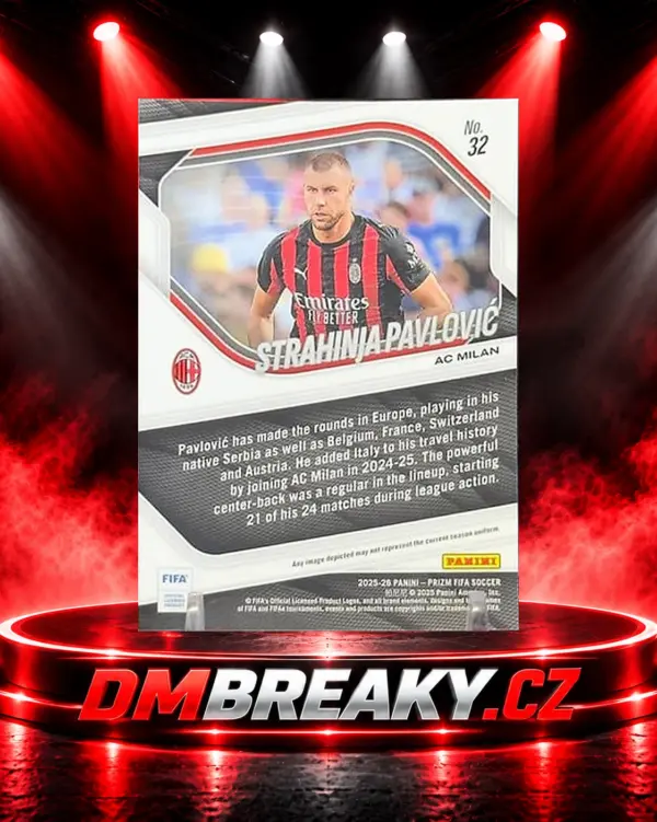25/26 Panini prizm fifa - Strahinja Pavlovic