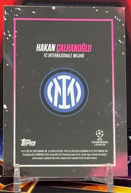 2025 Topps show time - Hakan Çalhanoğlu