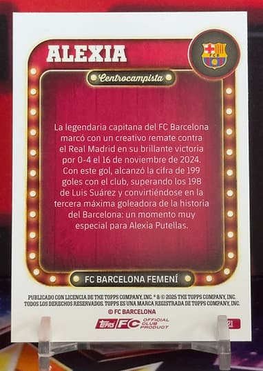 25/26 Topps Collector Tin - Alexia