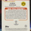 2024/25 Topps Merlin UEFA Club Competitions - Karim Adeyemi