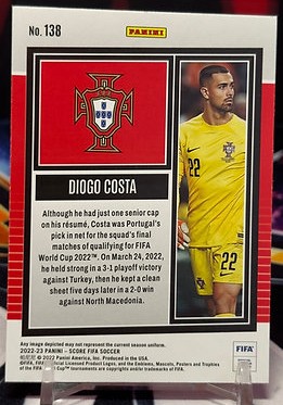 22/23 Panini score fifa soccer - Diogo Costa