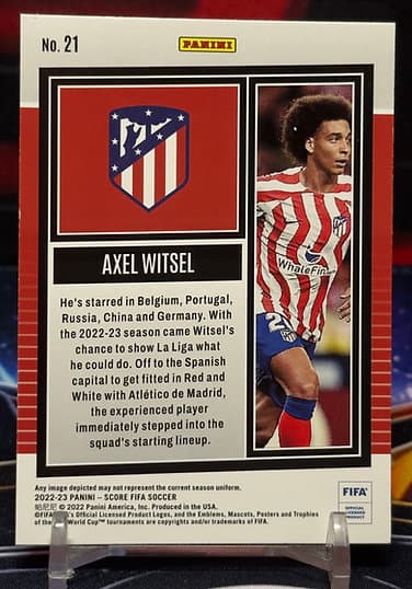 22/23 Panini score fifa soccer - Axel Witsel