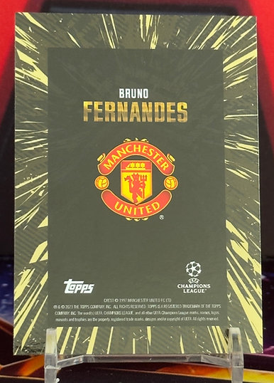 2023-24 Topps Gold uefa club - Bruno Fernandes