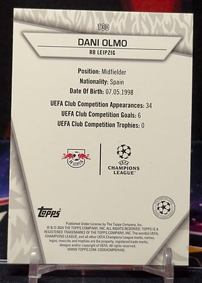 2024 Topps Superstars UEFA Club Competitions - Dani Olmo