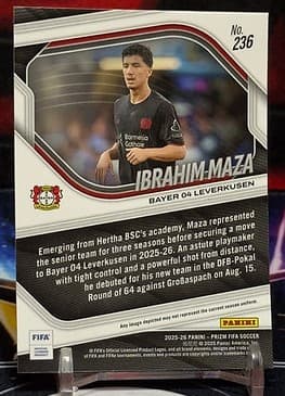 2025-2026 Panini prizm fifa soccer - Ibrahim Maza