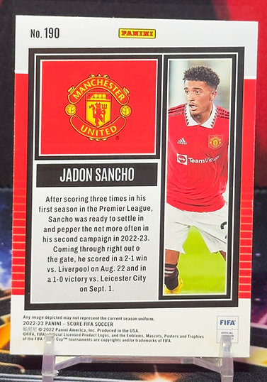 2022 - 2023 Panini score fifa - Jadon Sancho