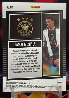 22/23 Panini score fifa soccer - Jamal Musiala