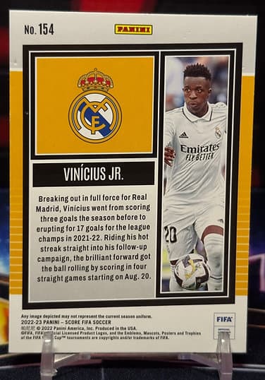 22/23 Panini score fifa - Vinícius Jr.