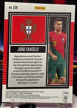 22/23 Panini score fifa soccer - Joao Cancelo