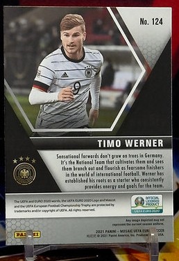 2021 Panini mosaic uefa euro - Timo Werner