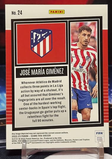 22/23 Panini score fifa soccer - José María Giménez