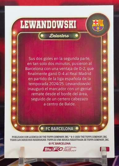 25/26 Topps Collector Tin - Lewandowski