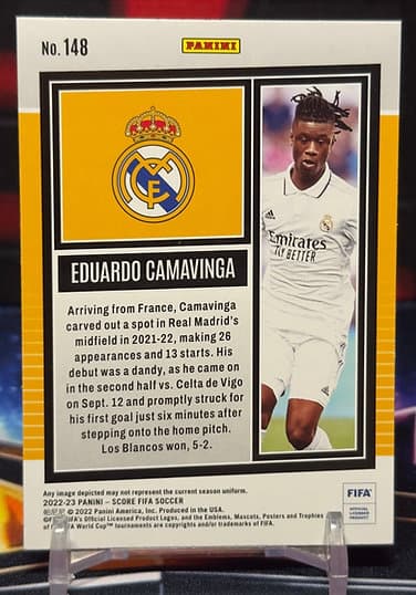 22/23 Panini score fifa soccer - Eduardo Camavinga