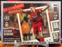 24/25 Topps Match Attax UEFA Club Competitions - Steven Gerrard