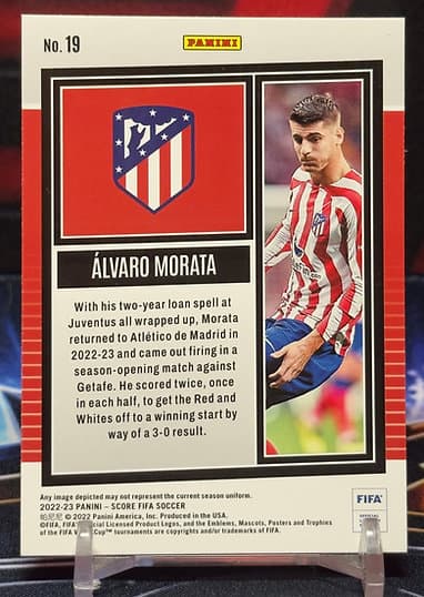 22/23 Panini score fifa soccer - Álvaro Morata