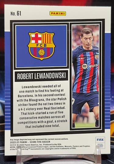 22/23 Panini score - Robert Lewandowski
