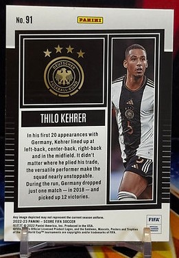 22/23 Panini score fifa soccer - Thilo Kehrer