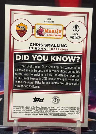 22/23 Topps Merlin UEFA - Chris Smalling