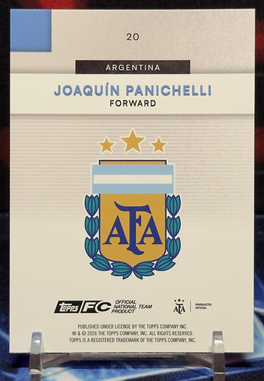 25/26 Topps Argentina team set - Joaquín Panichelli
