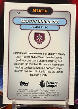 25/26 Topps Merlin Premier League - Martin Dúbravka