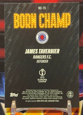 2024 - 2025 Topps uefa competitions - James Tavernier
