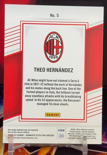 22/23 Panini donruss elite fifa - Theo Hernández