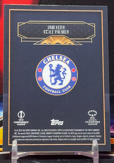 2024 Topps deco uefa club competitions - Sam Kerr a Cole Palmer