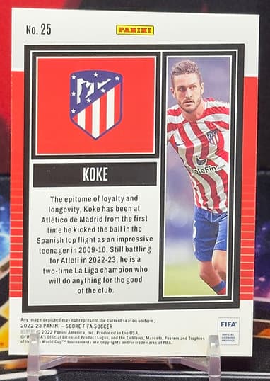 22/23 Panini Score FIFA Soccer - Koke