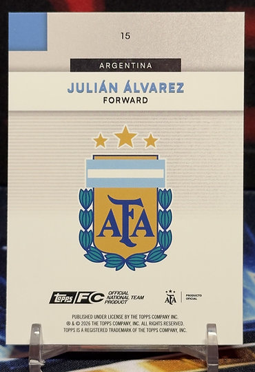 25/26 Topps Argentina team set - Julián Álvarez