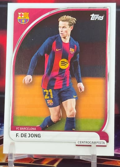 25/26 Topps Collector Tin - F.De Jong