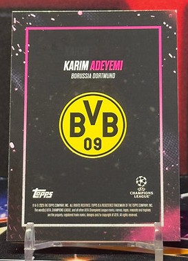 2025 Topps show time - Karim Adeyemi
