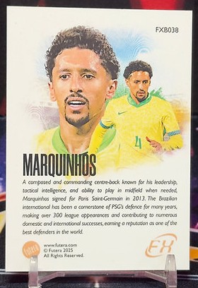 24/25 Futera World Football FX - Marquinhos