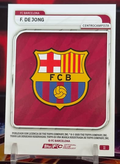 25/26 Topps Collector Tin - F.De Jong