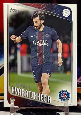 2025-2026 Topps uefa club competitions -Khvicha Kvaratskhelia