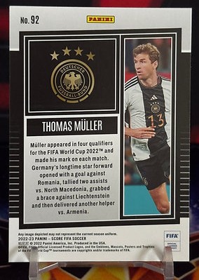 22/23 Panini score fifa soccer - Thomas Muller