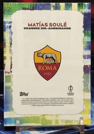 25/26 TOPPS Jogaço UEFA - Matías Soulé