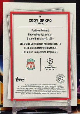 2022-2023 Topps UEFA Club Competitions Superstars - Cody Gakpo