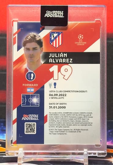 2025 Topps total football - Julián Alvarez