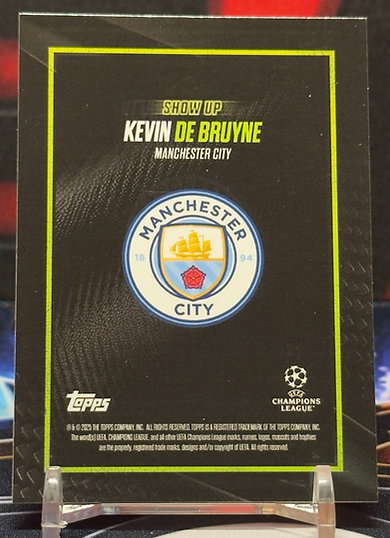 2025 Topps show time - Kevin de Bruyne