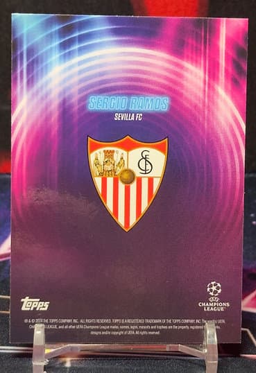 2025 Topps show time - Sergio Ramos