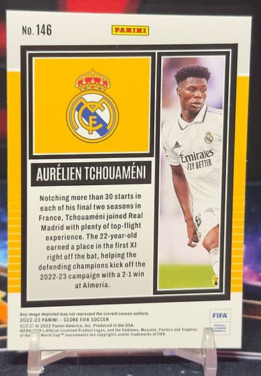 22/23 Panini score fifa soccer - Aurélien Tchouaméni