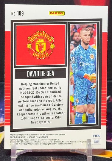 2022 - 2023 Panini score fifa - David de Gea
