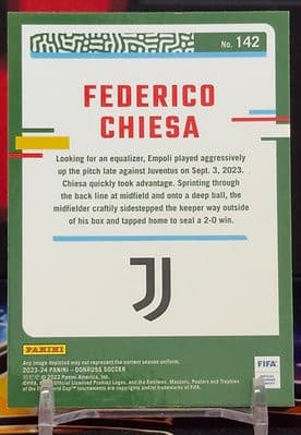 2023-2024 Panini Donruss soccer - Federico Chiesa