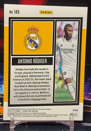 22/23 Panini score fifa soccer - Antonio Rüdiger