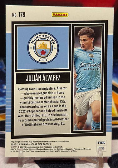 22/23 Panini score fifa - Julián Álvarez