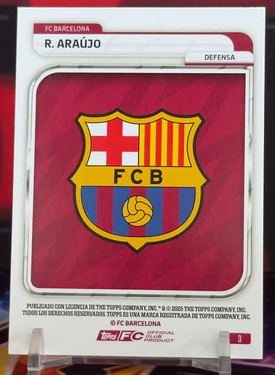 25/26 Topps Collector Tin - R.Araújo