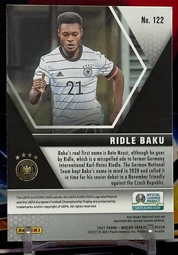 2021 Panini mosaic uefa euro - Ridle Baku