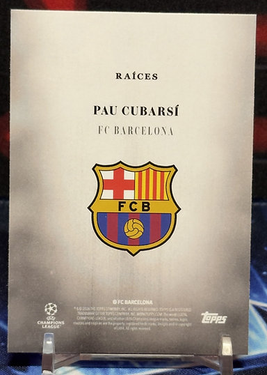 25/26 Topps Simplicidad UEFA - Pau Cubarsí