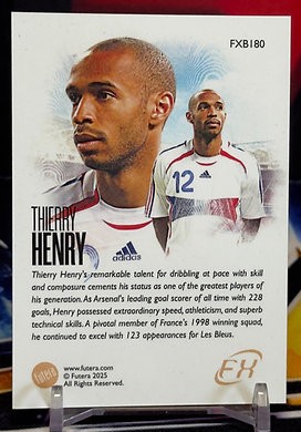 24/25 Futera World Football FX - Thierry Henry
